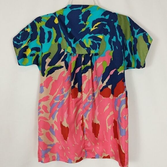 Tibi Multicolor Blouse sequin beaded panel Women's - Picture 2 of 6